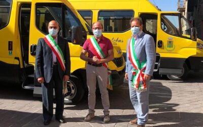 5 nuovi scuolabus a metano per Monteleone di Orvieto, Montegabbione e Parrano